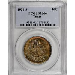 1936-S 50C Texas MS66 PCGS