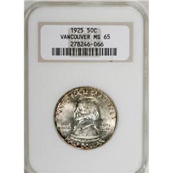 1925 50C Vancouver MS65 NGC