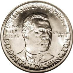 1947-S 50C Booker T. Washington MS67 NGC