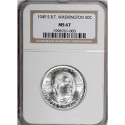 1949-S 50C Booker T. Washington MS67 NGC