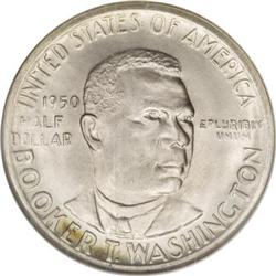 1950-D 50C Booker T. Washington MS67 NGC