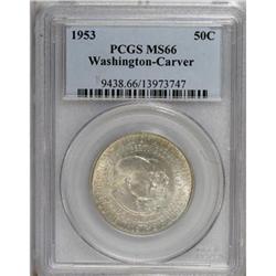1953 50C Washington-Carver MS66 PCGS