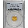 Image 1 : 1904 G$1 Lewis and Clark MS63 PCGS