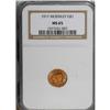 Image 3 : 1917 G$1 McKinley MS65 NGC