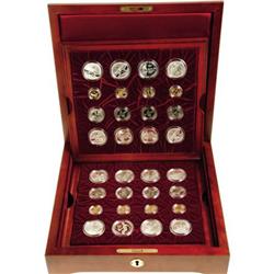 Complete 32-piece 1995 and 1996 Olympic Set