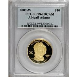 2007-W G$10 Abigail A PR69 Deep Cameo PCGS