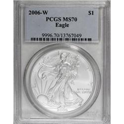 2006-W $1 20th Anniversary Silver Eagle MS70