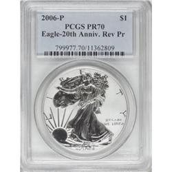 2006-P Reverse Proof Silver Eagle PR70 PCGS