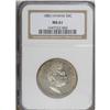 Image 1 : 1883 50C Hawaii Half Dollar MS61 NGC