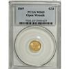Image 3 : 1849 G$1 Open Wreath MS65 PCGS