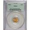 Image 1 : 1852 G$1 MS64 PCGS
