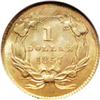 Image 2 : 1857 G$1 MS65 NGC