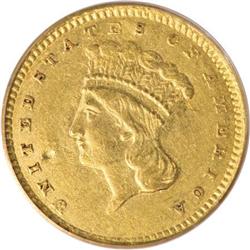 1857-C G$1 XF45 PCGS