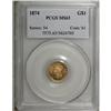 Image 1 : 1874 G$1 MS63 PCGS