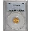 Image 3 : 1874 G$1 MS67 PCGS