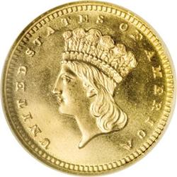 1880 G$1 MS67 Prooflike NGC