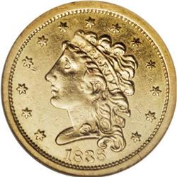 1838 $2 1/2 AU58 NGC