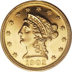 1902 $2 1/2 PR62 Cameo PCGS