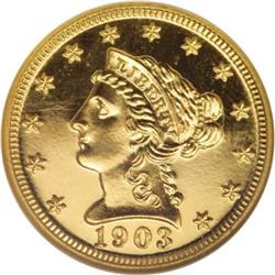 1903 $2 1/2 PR65 Cameo NGC