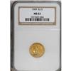 Image 1 : 1909 $2 1/2 MS63 NGC