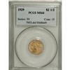 Image 1 : 1929 $2 1/2 MS64 PCGS