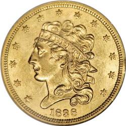 1838 $5 MS61 NGC