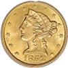 Image 1 : 1852 $5 MS64 PCGS