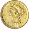 Image 1 : 1858-D $5 AU55 PCGS