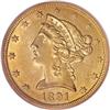 Image 1 : 1891-CC $5 MS63 PCGS