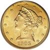 Image 1 : 1905-S $5 MS64 PCGS
