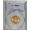 Image 1 : 1907 $5 MS64 PCGS