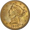 Image 1 : 1907-D $5 MS65 PCGS