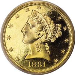 1881 $5 PR63 ICG