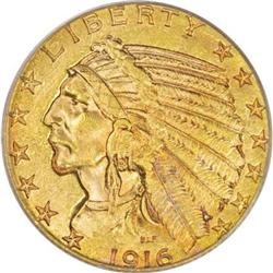 1916-S $5 MS62 PCGS