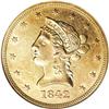 Image 1 : 1842 $10 Large Date AU58 NGC