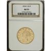 1854-S $10 AU55 NGC