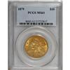 Image 1 : 1879 $10 MS61 PCGS