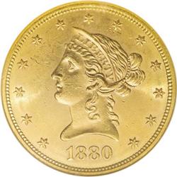 1880-S $10 MS63 NGC