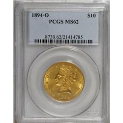 1894-O $10 MS62 PCGS