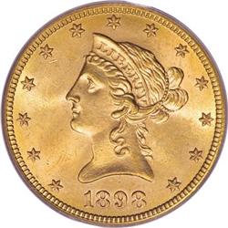 1898-S $10 MS64 PCGS