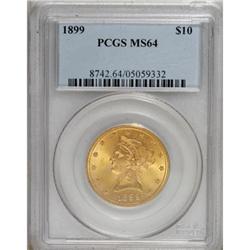 1899 $10 MS64 PCGS