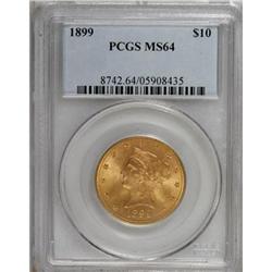 1899 $10 MS64 PCGS