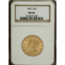1903 $10 MS64 NGC