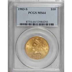 1903-S $10 MS64 PCGS