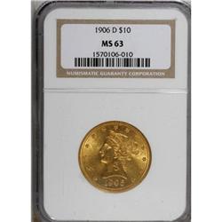 1906-D $10 MS63 NGC