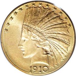 1910-D $10 MS64 PCGS