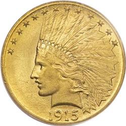 1915 $10 MS64 PCGS