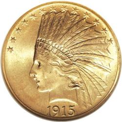 1915 $10 MS64 NGC