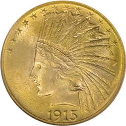 1915 $10 MS64 NGC