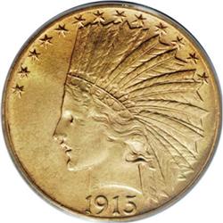 1915-S $10 MS63 PCGS